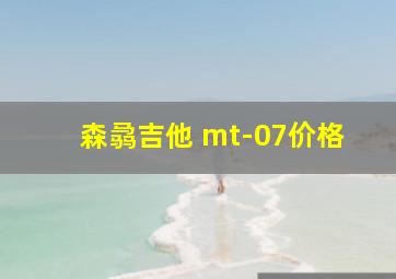 森骉吉他 mt-07价格